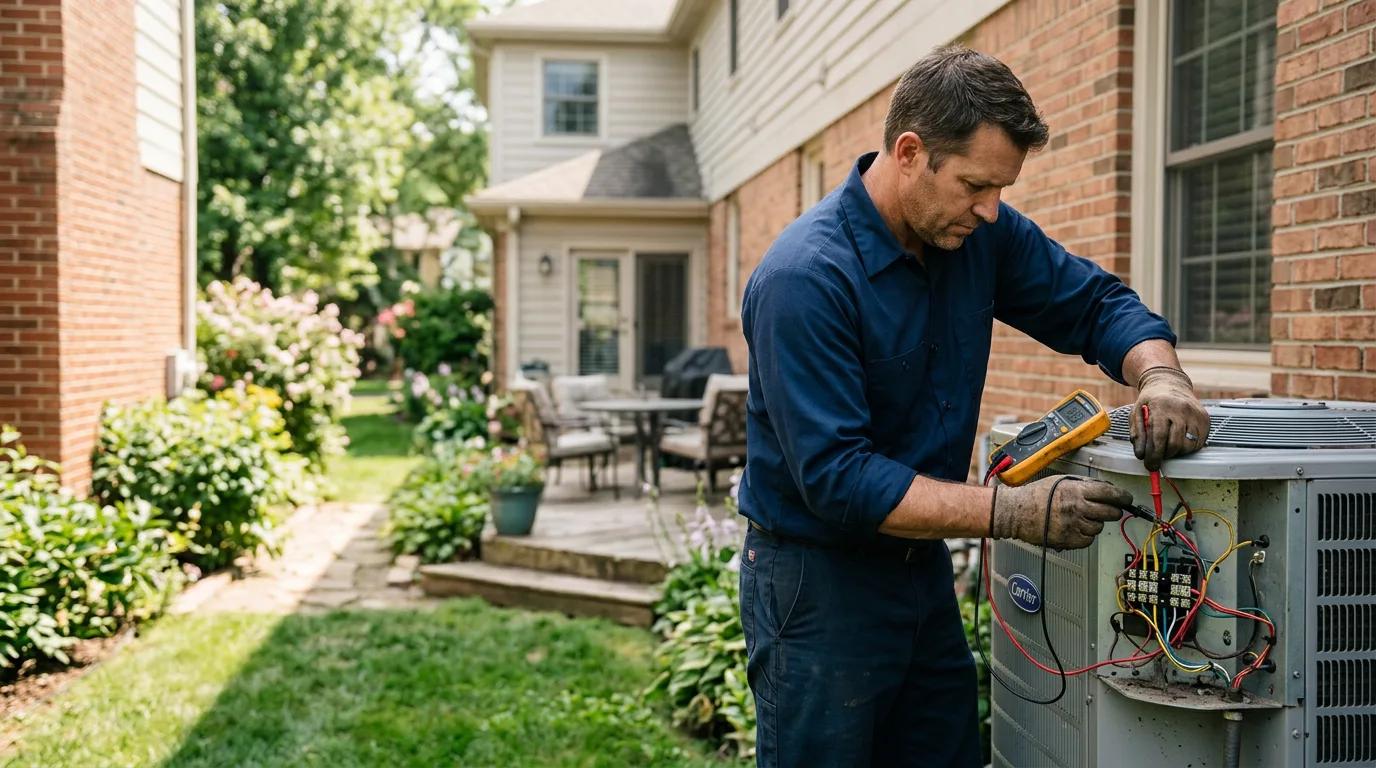 HVAC technician working near Brent, AL